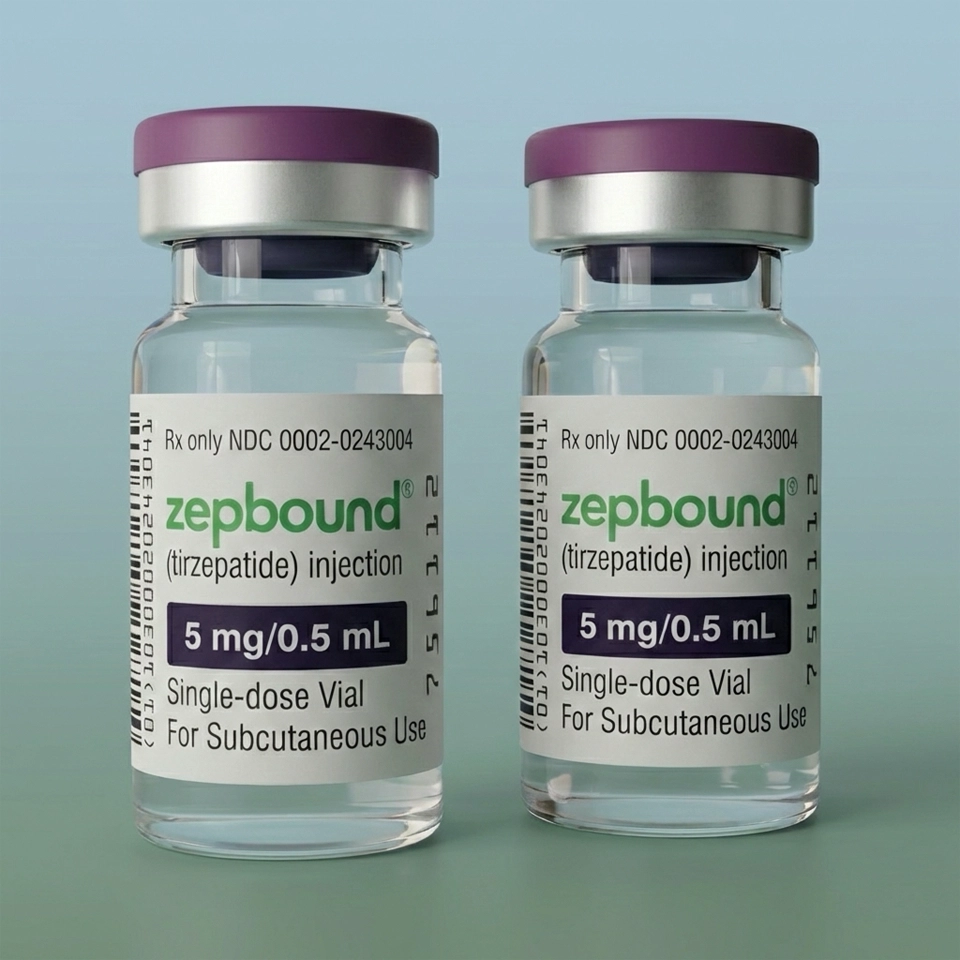 Zepbound® Vials delivery packaging from LillyDirect — shipped directly by Eli Lilly