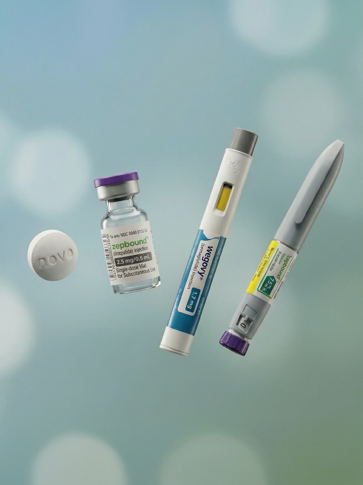 FDA-approved GLP-1 weight loss medications prescribed by Imbue Health — Wegovy®, Oral Wegovy®, and Zepbound®